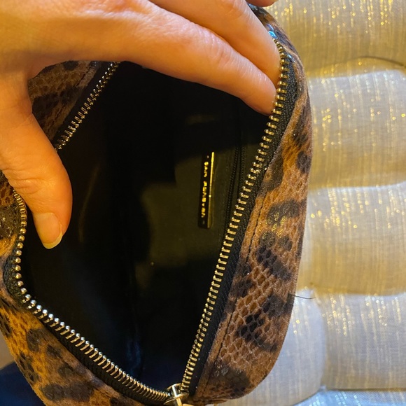 Leopard Suede Snakeskin Purse - Picture 4 of 7